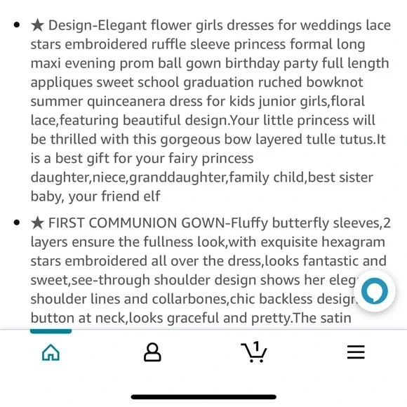 NWT White tulle dress with gold stars detail - Picture 9 of 12